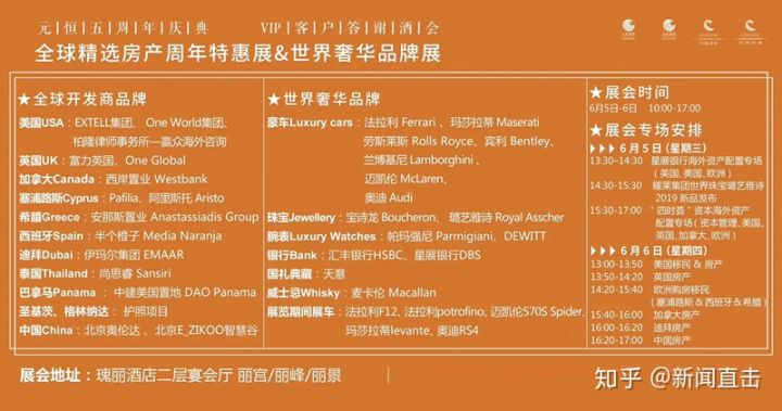 元恒五周年庆典·全球精选房产展世界奢华品牌展(图2)
