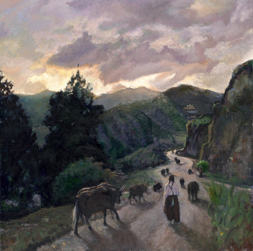 “迟到的坚持”王桂馥油画作品展于艺术研究院油画院开幕(图2)